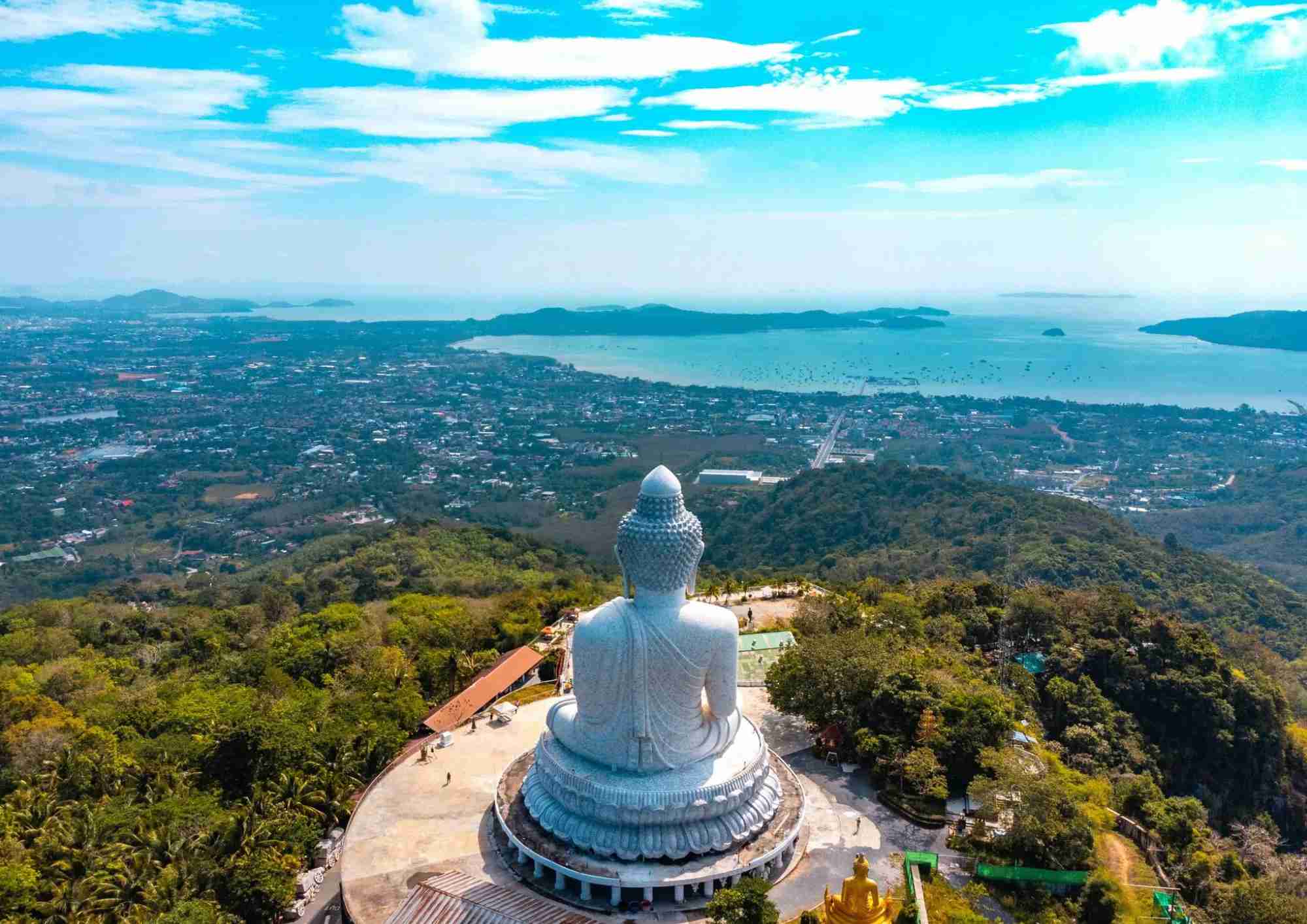 Big Buddha Phuket aerial view
